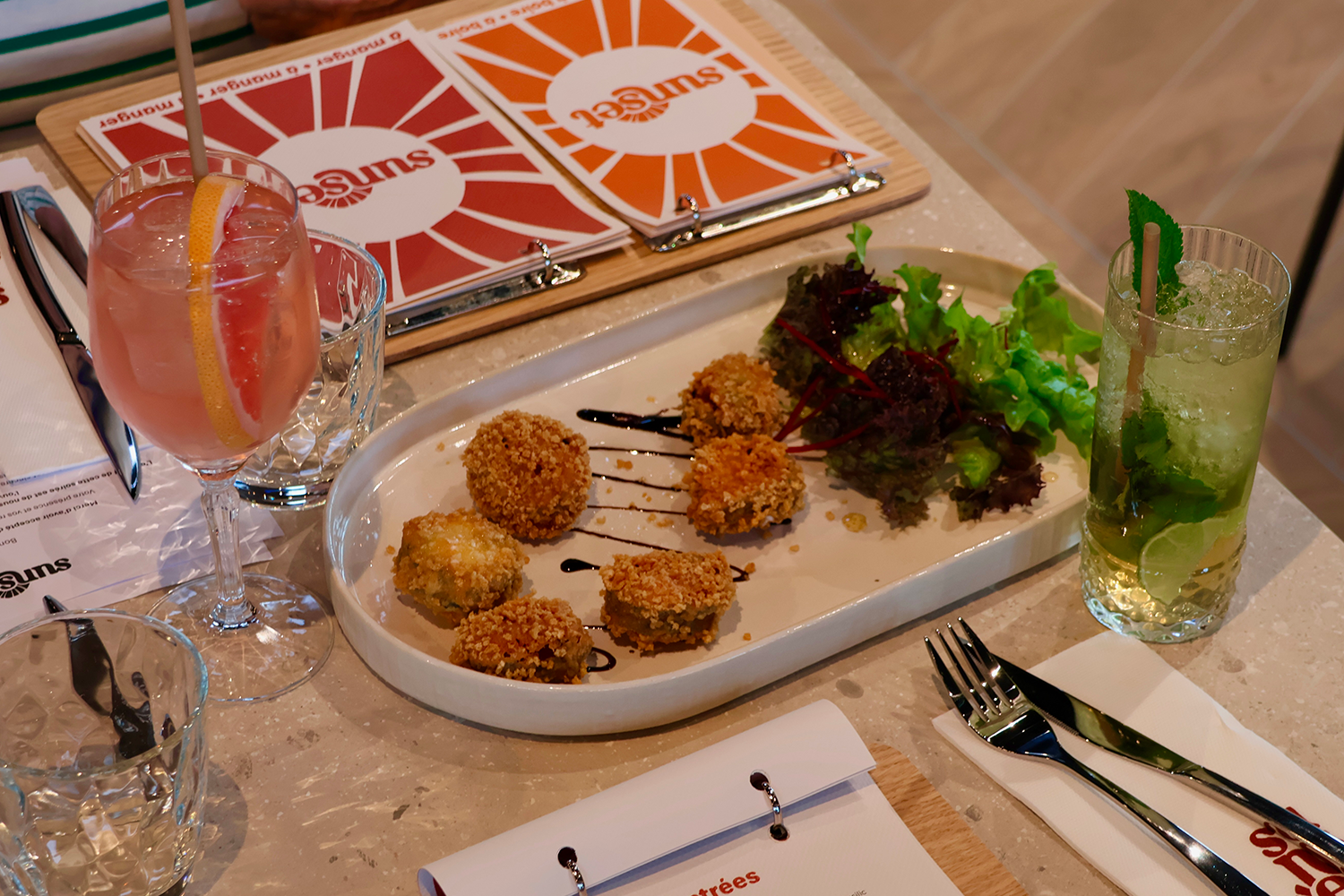 Sunset Sorigny Croquettes Fromage